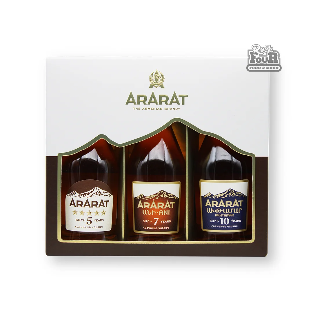 Կոնյակների հավաքածու «Ararat» 50մլ, 3հատ